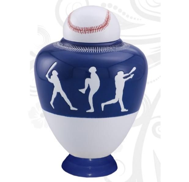 Chicago Cubs Inspired Baseball Cremation Urn