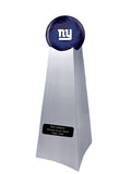 Championship Trophy Cremation Urn with Add on New York Giants Ball Decor and Custom Metal Plaque