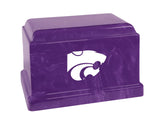 Kansas State White Wildcats Memorial Cremation Urn
