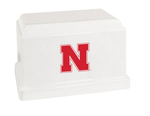 University of Nebraska Black Cremation Urn