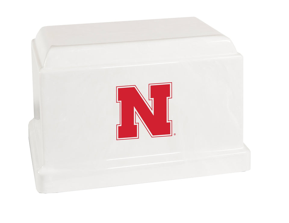 University of Nebraska Black Cremation Urn