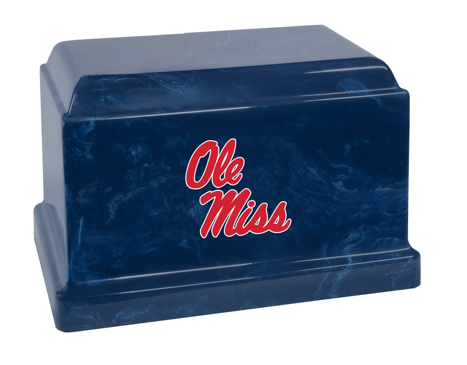 Ole Miss Rebels Adult Memorial Cremation Urn