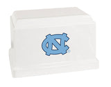North Carolina University Tar Heels White Cremation Urn