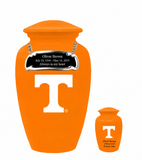University of Tennessee Volunteers Orange Memorial Cremation Urn
