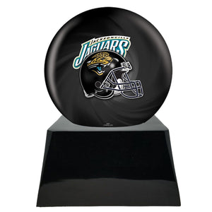Football Cremation Urn with Add ON  Jacksonville Jaguars Ball Decor and Custom Metal Plaque