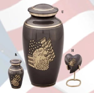 American Eagle Military Cremation Urn
