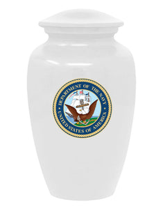 United States Department of the Navy Military Cremation Urn