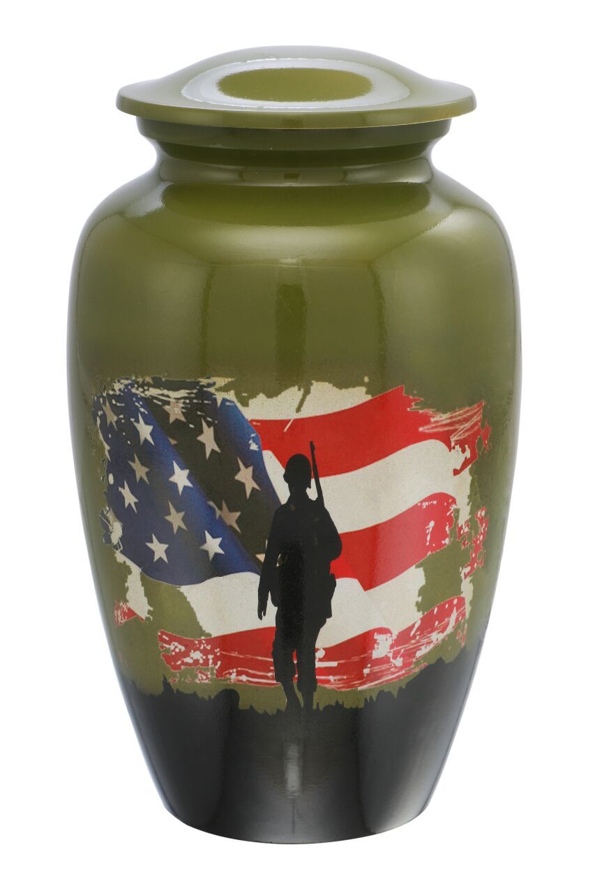 Men In Uniform Urn