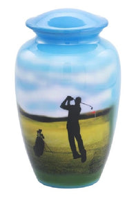 Golfer Cremation Urn