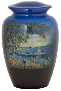 Summer Breeze Bay Cremation Urn