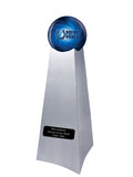 Championship Trophy Cremation Urn with Add on Indianapolis Colts Ball Decor and Custom Metal Plaque