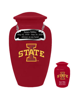 Iowa State Cyclones Memorial Cremation Urn