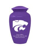 Kansas State Purple Wildcats Memorial Cremation Urn