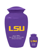 Louisiana State Tigers Memorial Cremation Urn - Purple