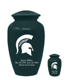 Michigan State Spartans Memorial Cremation Urn