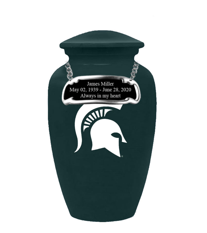 Michigan State Spartans Memorial Cremation Urn