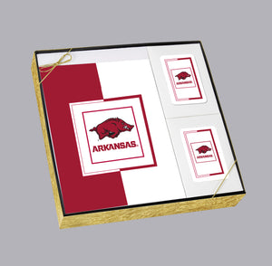 Arkansas Razorbacks Memorial Stationery Box Set