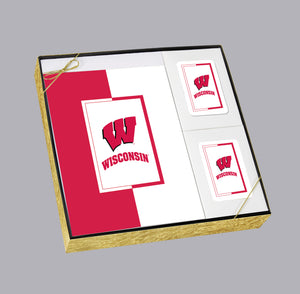Wisconsin Badgers Memorial Stationery Box Set