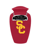 Southern California Trojans Adult Memorial Cremation Urn - Red