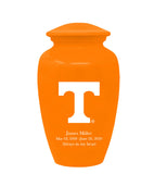 University of Tennessee Volunteers Orange Memorial Cremation Urn