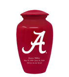 University of Alabama Red Cremation Urn