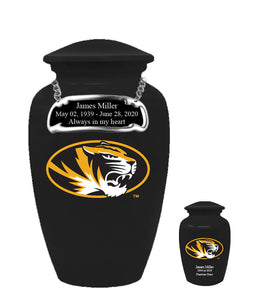 University of Missouri Tigers Adult Memorial Cremation Urn