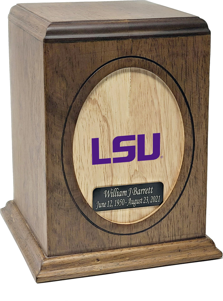 Louisiana State Tigers Memorial Cremation Urn - Yellow